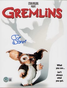 Joe Dante Gremlins signed photograph