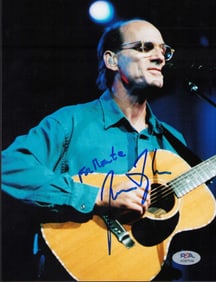 James Taylor signed photograph