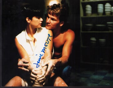 Demi Moore signed Ghost photograph