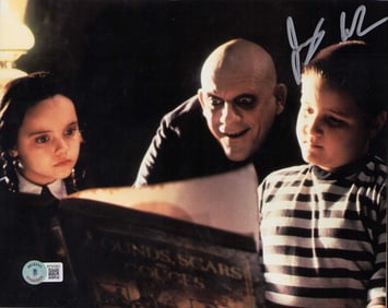 Johnny Workman Addams Family signed photograph