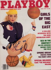 Erika Eleniak signed Playboy magazine