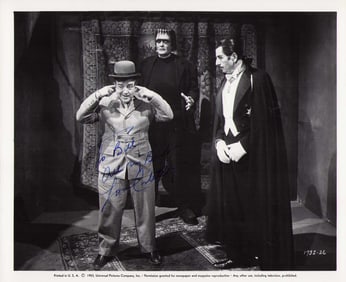 Lou Costello signed photograph