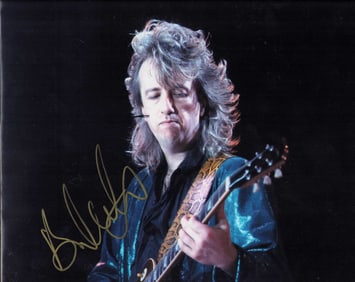 Brad Whitford signed Aerosmith photograph