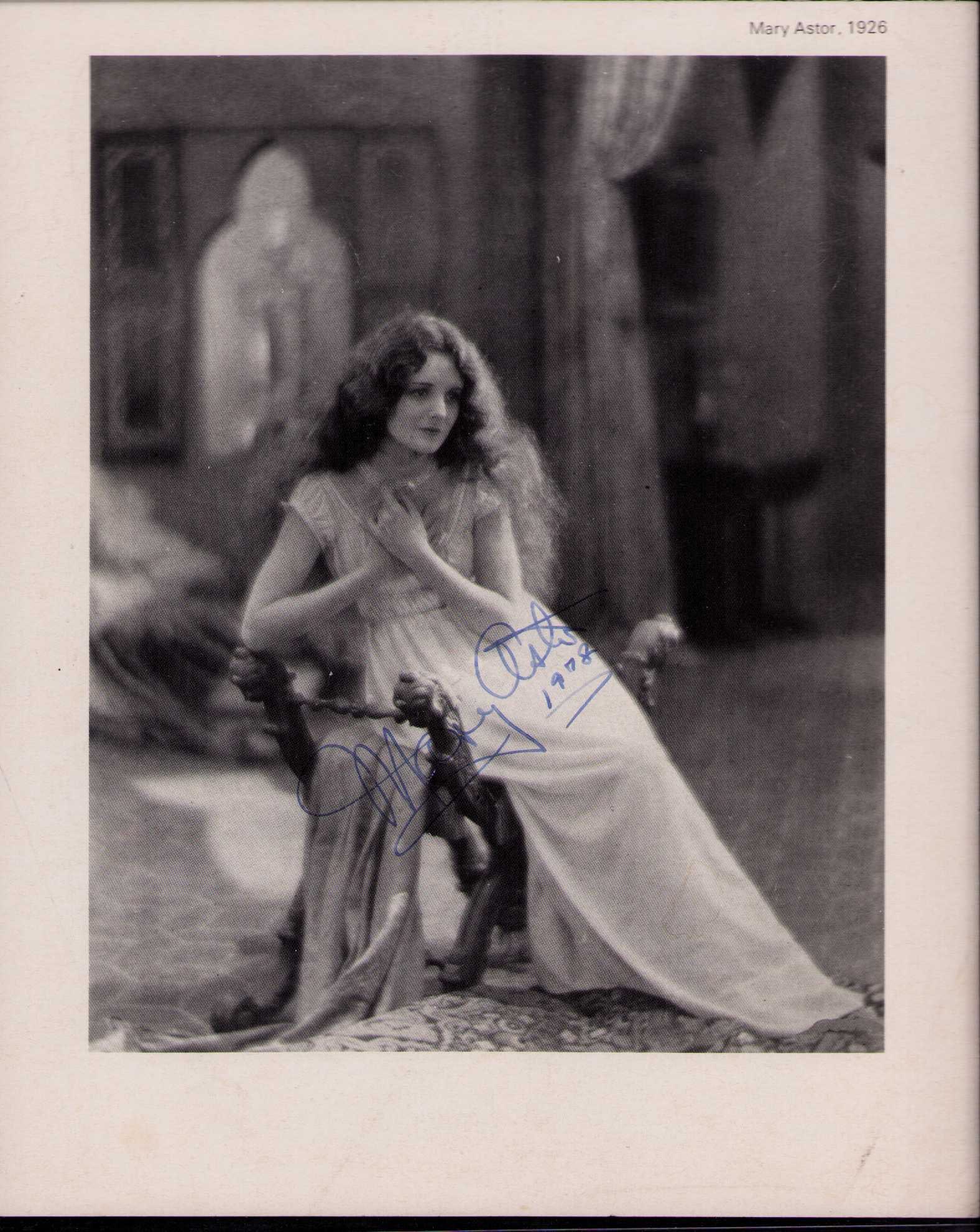 Mary Astor signed photograph (1 of 1)