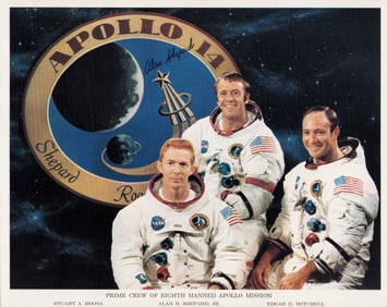 Alan Shepard signed photograph