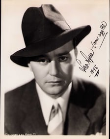 Lew Ayres signed photograph