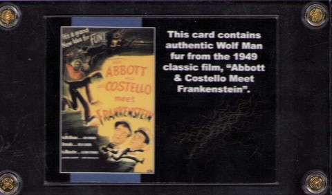 Wolfman rare lock of hair