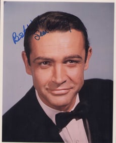 Sean Connery James Bond signed photograph