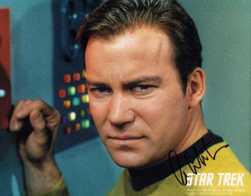 William Shatner Star Trek signed photograph