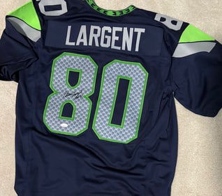 Steve Largent signed jersey