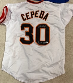Orlando Cepeda signed jersey