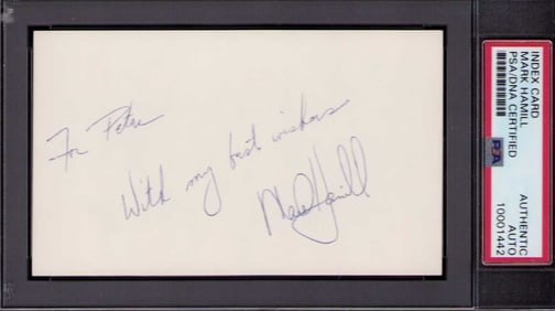 Mark Hamill PSA DNA slabbed signature Star Wars