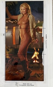 Playboy original publishers Layout signed by Hefner