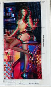 Playboy original publishers Layout signed by Hefner