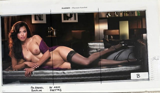 Playboy original publishers Layout signed by Hefner (1 of 1)