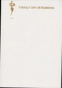Elvis Presley owned sheet of personal stationary