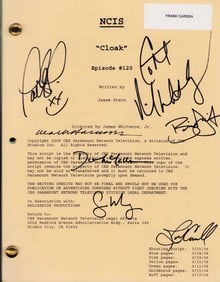 NCIS cast signed script