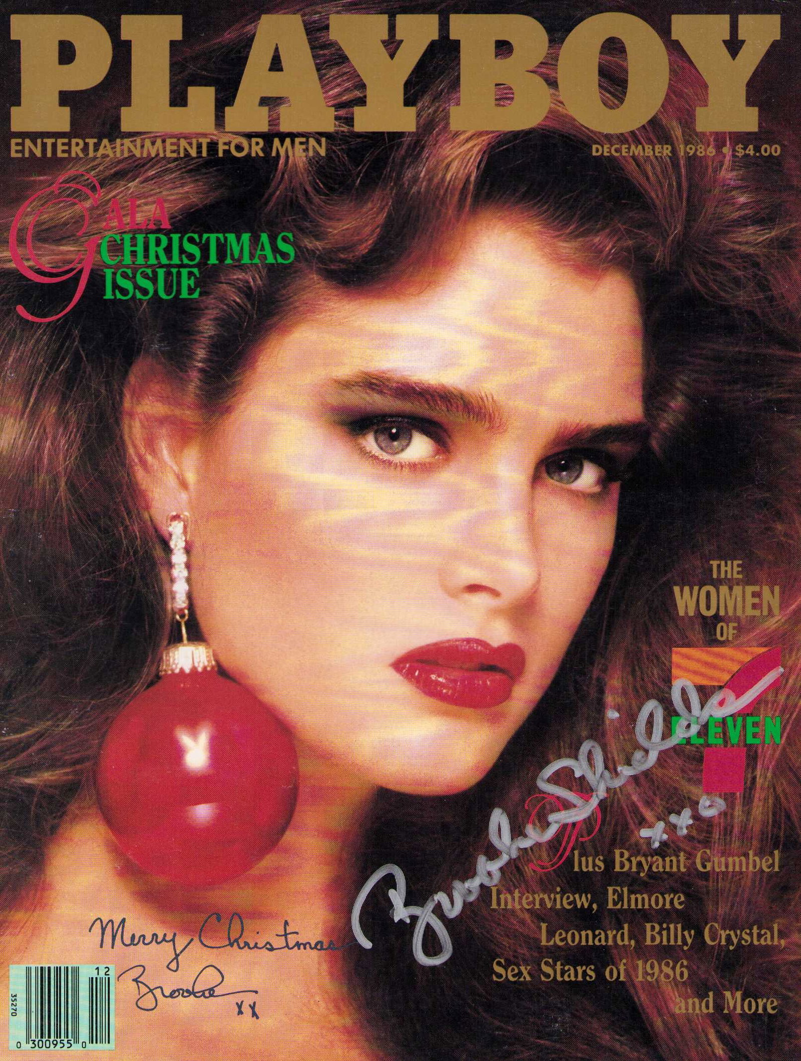 Brooke Shields signed Playboy magazine (1 of 1)