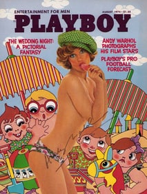 Andy Warhol RARE signed Playboy magazine