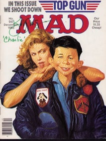 MAD magazine Top Gun signed