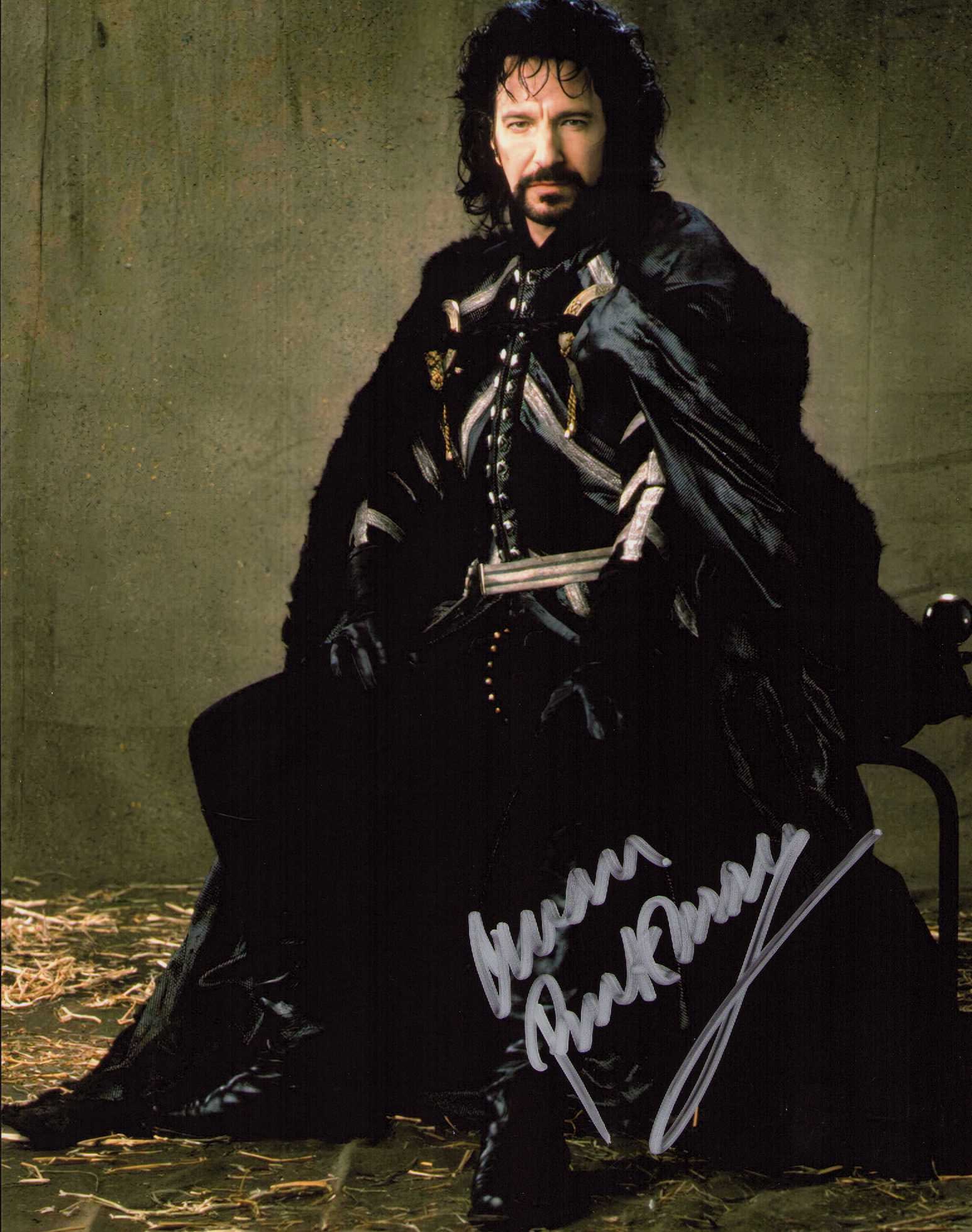 Alan Rickman signed photograph (1 of 1)