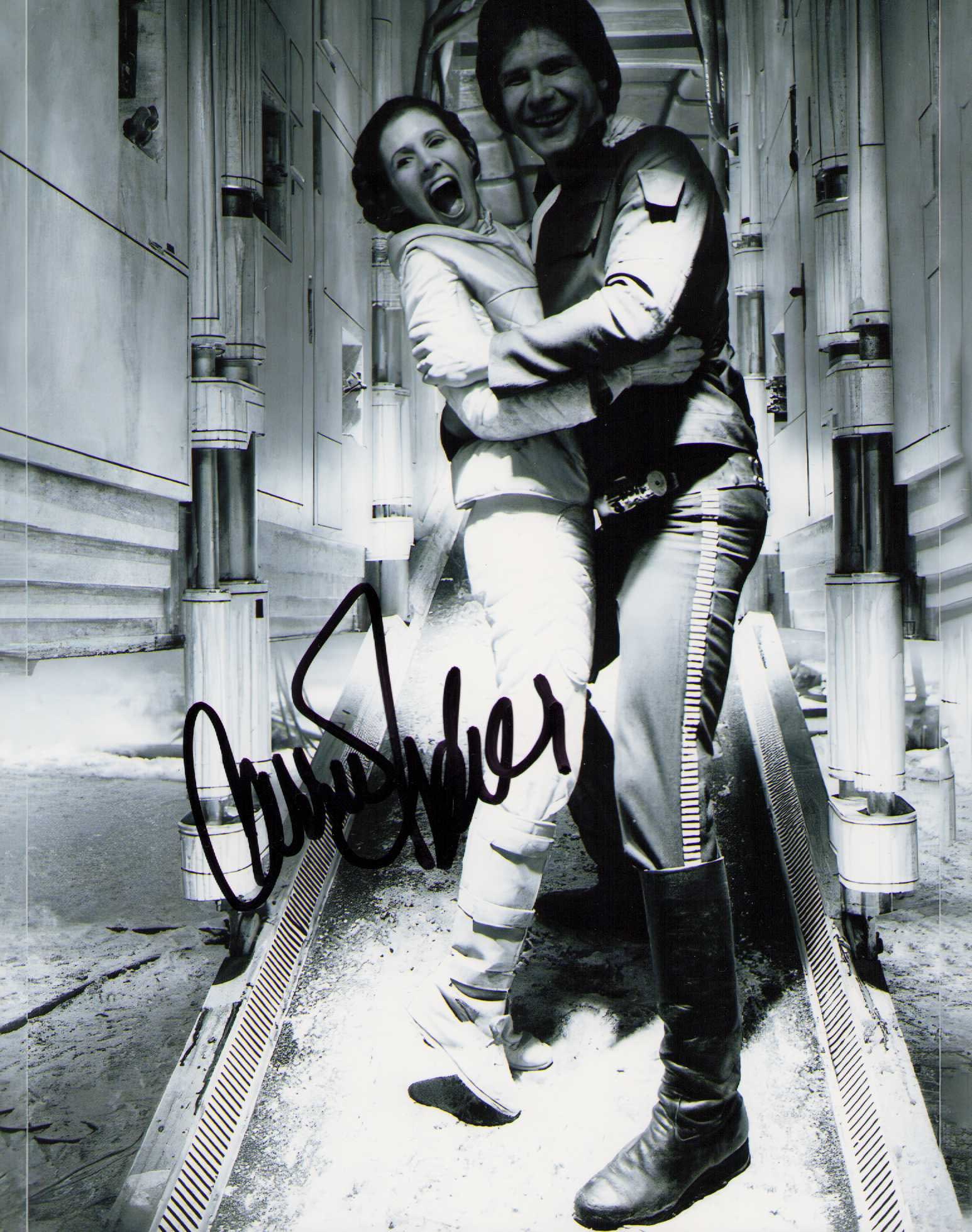 Carrie Fisher signed photograph (1 of 1)