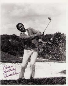 Arnold Palmer signed photograph