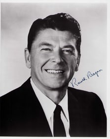 Ronald Reagan signed photograph