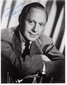 Jack Benny signed photograph