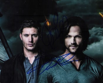 Supernatural cast signed photograph