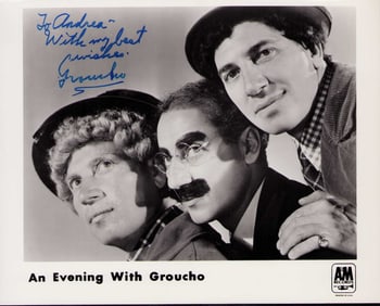 Groucho Marx signed photograph