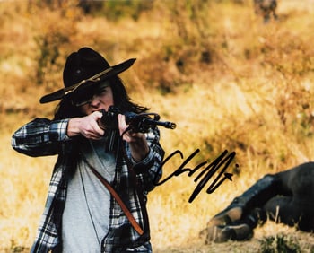 Chandler Riggs Walking Dead signed photograph