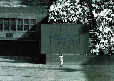 Willie Mays signed photograph