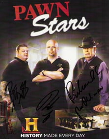 Pawn Stars cast signed photograph