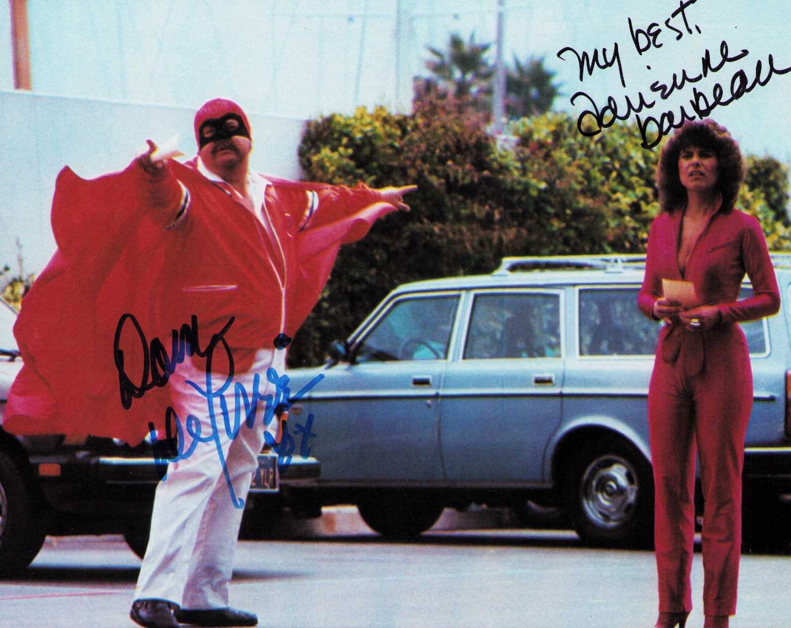 Don DeLuise and Adrienne Barbeau signed photograph (1 of 1)