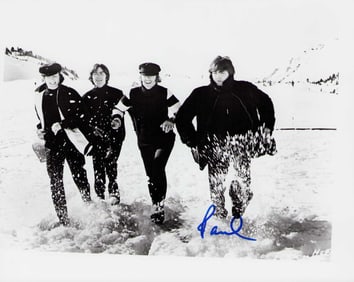 Paul McCartney signed photograph
