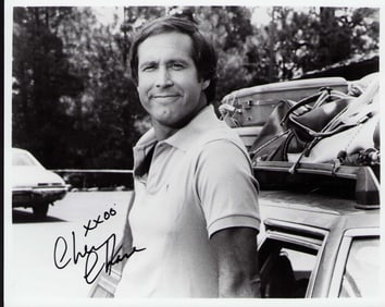Chevy Chase signed photograph