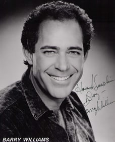 Barry Williams Brady Bunch signed photograph