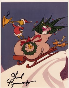 Thurl Ravenscroft Grinch signed photograph