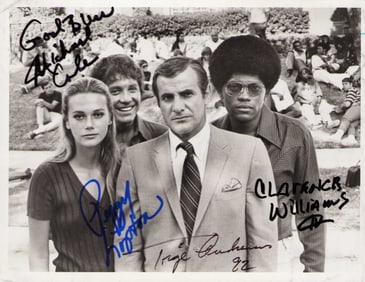 Mod Squad cast signed photograph
