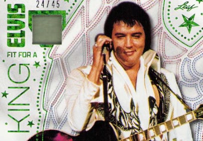 Elvis presley relic card numbered