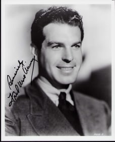 Fred MacMurray signed photograph