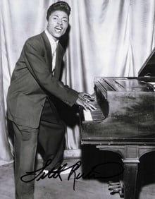 Little Richard signed photograph