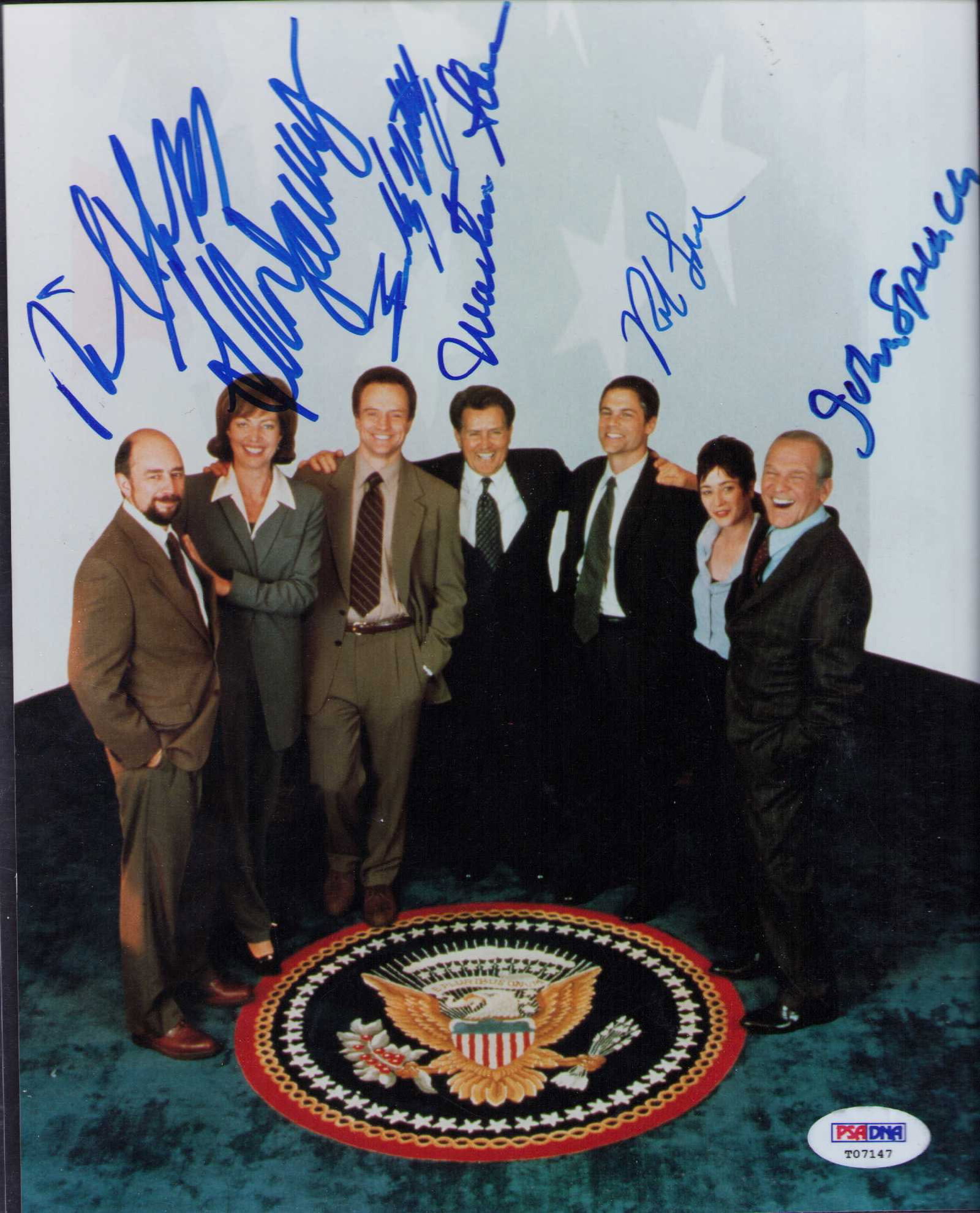 West Wing cast signed photograph PSA (1 of 1)