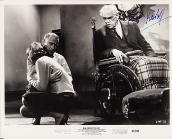 Boris Karloff signed photograph