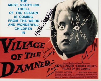 Village of the Damned cast signed photograph