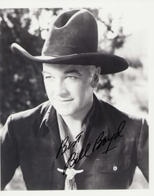 Hopalong Cassidy signed photograph