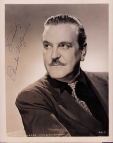Frank Morgan rare signed photograph the Great and Powerful OZ himself !