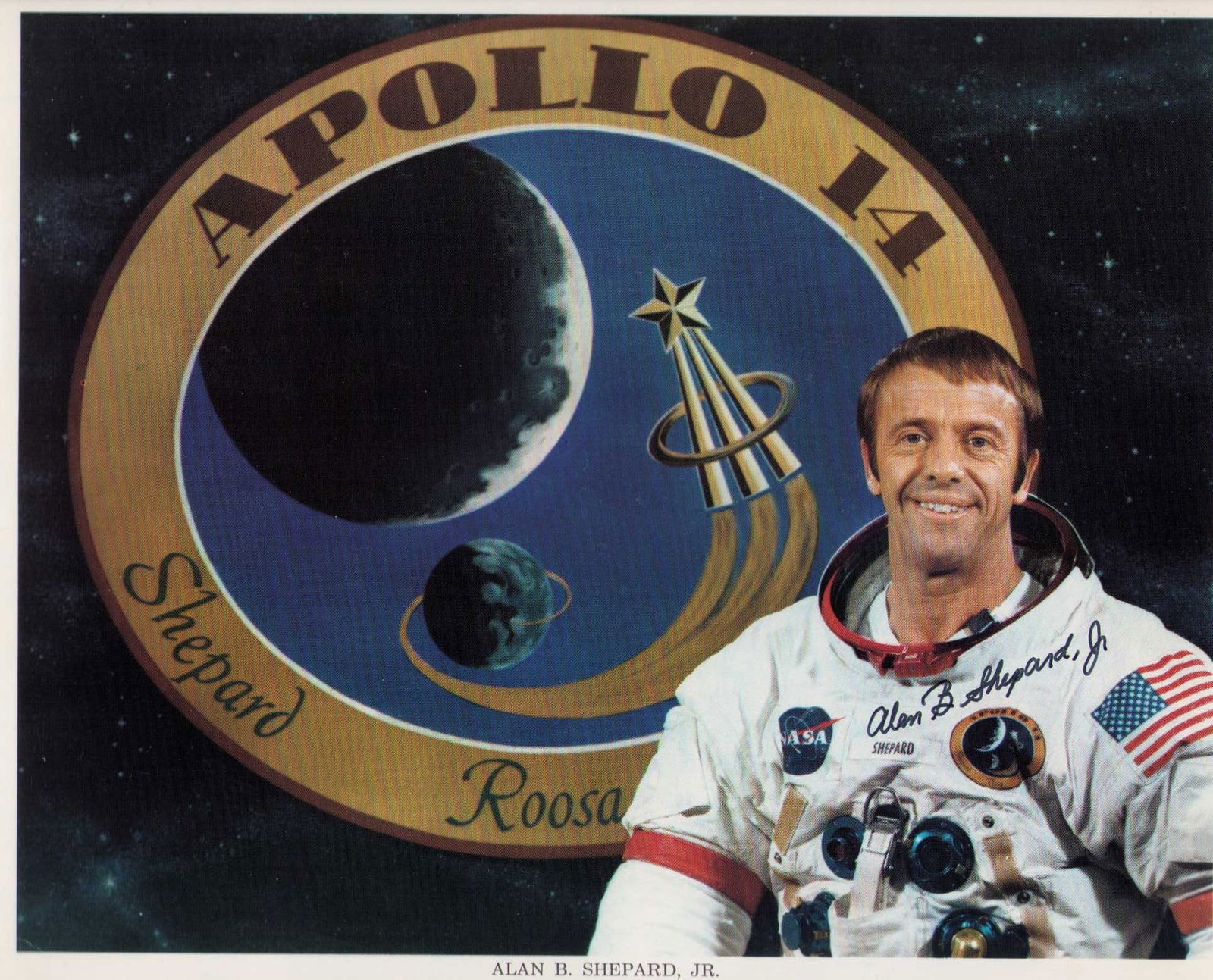 Alan Shepard signed photograph (1 of 1)