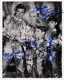 Lost in Space cast signed photograph